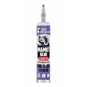 Lepidlo Den Braven Mamut Glue CLEAR 100% UV Exteriér, 290 ml