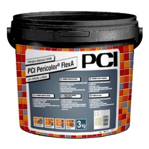 Univerzálna škárovacia hmota PCI Pericolor FlexA, 16 striebrosivá, 3 kg