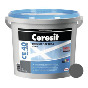 Flexibilná škárovacia hmota Ceresit CE 40, farba graphite, 5 kg