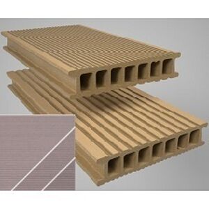 Terasová drevoplastová doska TWINSON Terrace 140x28mm (6 m) 9555-503 lieskový orech