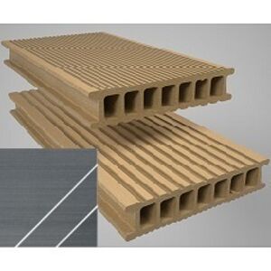 Terasová drevoplastová doska TWINSON Terrace 140x28mm (6 m) 9555-510 bridlica