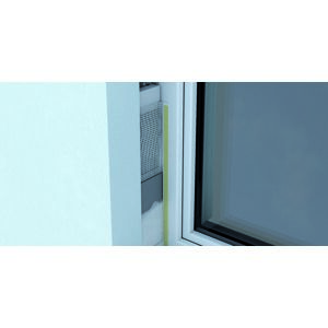 Začisťujúcivací okenný profil s výstužnou tkaninou, dĺžky 2,4 m